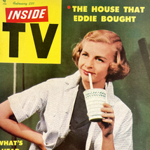 Inside TV Magazine February 1954 Vol 1 No 8 Dorothy Collins Eddie Fisher - $9.49