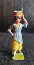VINTAGE 1950s BRITAINS VILLAGE FARM MILK MAID FARMERS WIFE LEAD FIGURE E... - $220.81 MXN