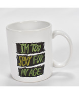 Vintage Coffee Mug  I&#39;m Too Sexy For My Age Shoebox Greetings Funny Hall... - £17.85 GBP