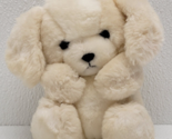 Vintage 1989 24k Polar Puff Baby Puffs Dog Plush #4110 Cream Color 6&quot; Cu... - $49.49