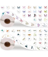 Pack of 400 Assorted Butterfly Flower Stickers Roll Butterfly Stickers G... - $13.97 CAD