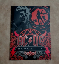 AC/DC Official Tour Book Black Ice Tour 08/09 Angus Malcolm Young Brian ... - £22.38 GBP