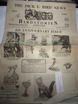 Vintage The Dick E Bird News Acme MI 6th Anniversary Issue 1993 - £4.71 GBP