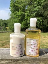 Bath Body Works White Cherry Blossom Lotion Shower Gel wash soap - £47.95 GBP