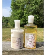 Bath Body Works White Cherry Blossom Lotion Shower Gel wash soap - £47.17 GBP