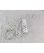 Belkin Protected 3 Outlet Surge Protector White used/ pre-owned 110224 - $218.02 MXN