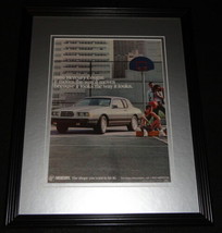 1986 Mercury Cougar Framed 11x14 ORIGINAL Vintage Advertisement - $34.64