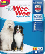 Four Paws Gigantic Wee Wee Pads 8 count Four Paws Gigantic Wee Wee Pads - $29.62