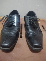 (DAMAGED) Giorgio V Wing Tip Shoes Mens Size 9.5 - £11.99 GBP