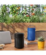 Room Essentials Mesh Solar Rechargeable USB LED Outdoor Lantern Black - $24.21 CAD