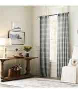 allen + roth 63-in Englewood Gray Plaid Light Filtering Back Tab Single ... - $19.00 CAD