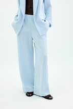 NWT ZARA LIGHT BLUE SUMMER PANTS - M - $2,625.56 MXN