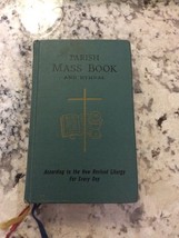 Parish Mass Book And Hymnal Vintage 1966  &quot;A SAINT JOSEPH EDITION&quot; - $12.86