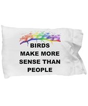 Azcatie Designs Birder Gift - Birds Make More Sense Than People - Microf... - £14.08 GBP