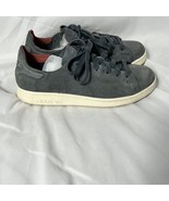 Adidas Stan Smith Nubuck Sneakers Gray Size 5.5 - £51.73 GBP