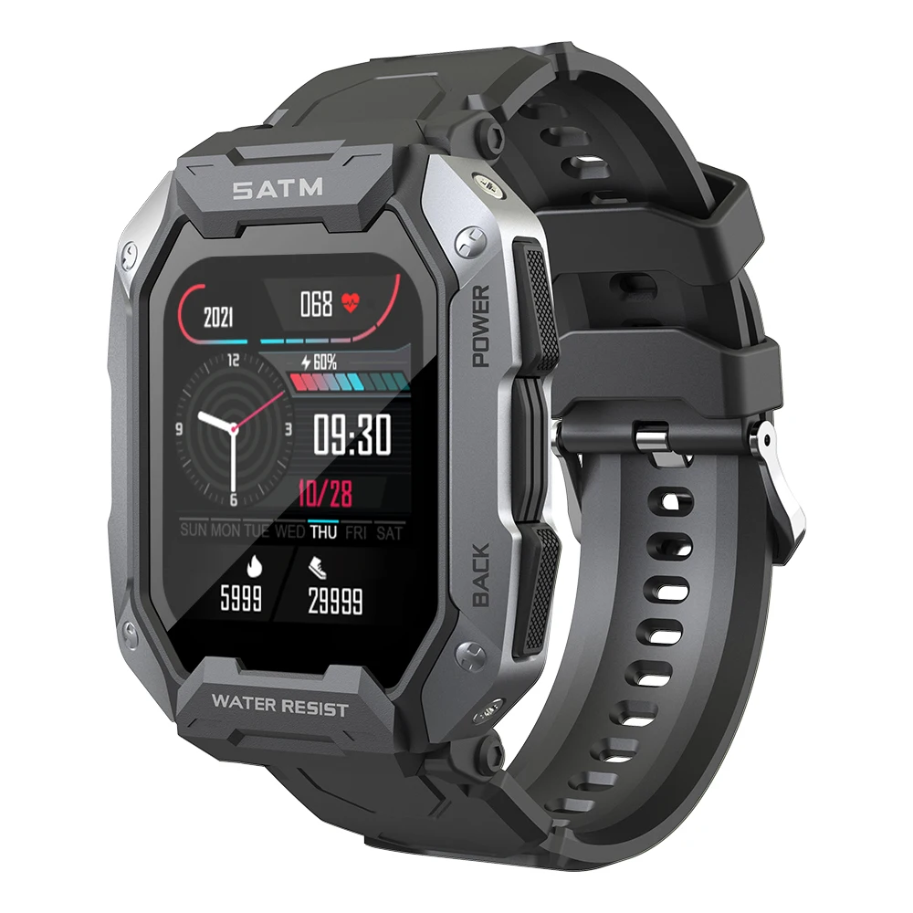 SKMEI Smart 1.71 inch Large Screen Outdoor Sports Bluetooth Fitness Tracker IP68 - £33.81 GBP