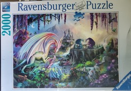 Ravensburger Puzzle 2000 Pieces-Dragon Valley 98x75 cm *NEW/SEALED* - £51.28 GBP