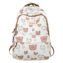 Fashion Kawaii Waterproof Lady  Printing Women Cute School Bag Female Travel Col - £63.38 GBP