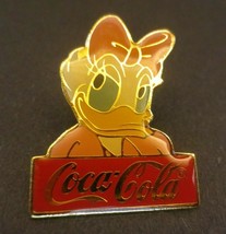 Coca-Cola Disney Daisy Lapel Pin WDW 15th Anniversary 1986 Vintage - £3.89 GBP