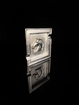 Horse Ashtray Made of  Solid Brass Nickel Chrome Plated  Measures 4.75" Square image 5