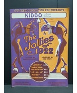 Rare THE JOLLIES OF 1922 Sheet Music KIDDO A BOWERY WALTZ SONG Joe Bren ... - £26.46 GBP