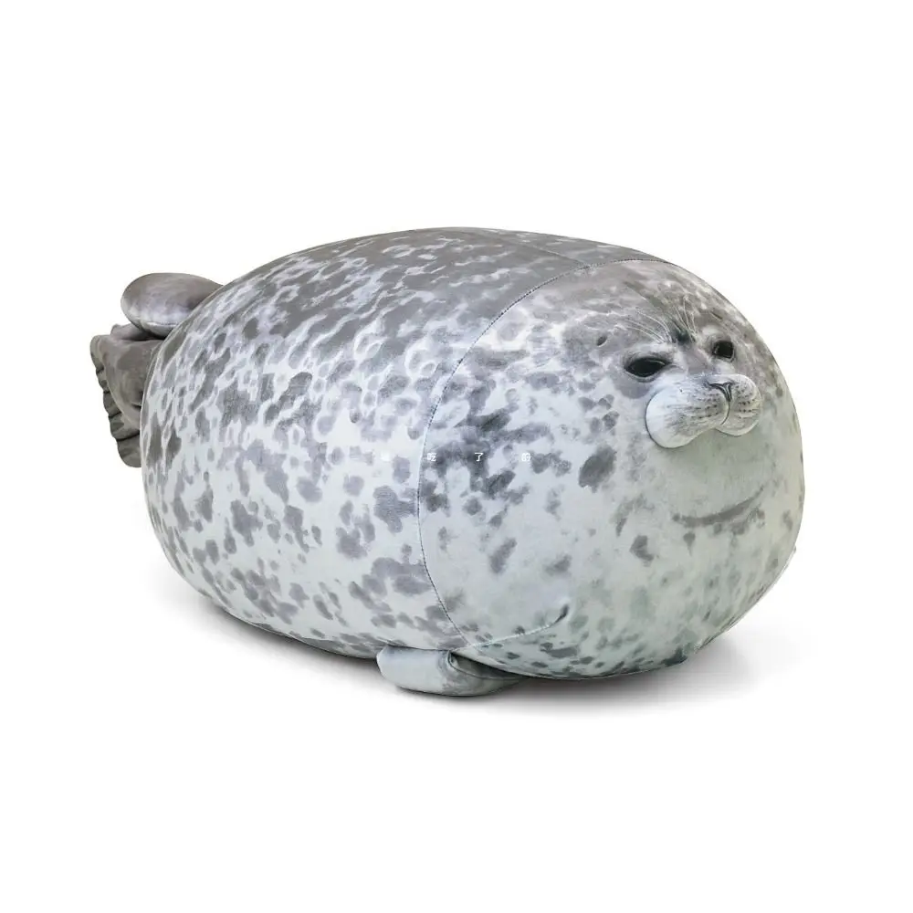 Open-eyed-20cm Stuffed Toy - Chubby Blob Seal Pillow Trendy Large Soft S... - $16.47