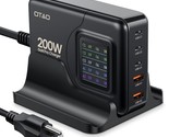 200W Usb C Charger, Desktop 5-Port Gan Charger With Lcd Display, Pd 3.0 ... - $169.99