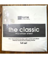 JC Penney home collection The Classic Full Size Microfiber Sheet Set Van... - $464.86 MXN