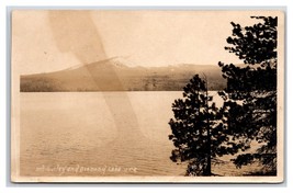 RPPC Mt Bailey From Diamond Lake Oregon OR UNP Postcard V8 - £11.83 GBP