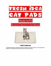 40ct Kitty Kat Litter Box Pads for Breeze Litter Box Under .70Cents each - £21.65 GBP