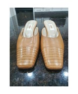 Talbots Brown Women&#39;s Leather Upper Slip On Heeled Closed Toe Shoes Size... - $60.93 CAD