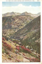 DB Postcard B638 The Drop Into Kern Canyon Near Porterville California Scenic - £3.12 GBP