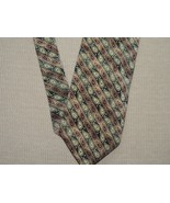 Brooks Brothers Makers Neck Tie/Necktie Silk beige green red stripes 56&quot;... - €12,70 EUR