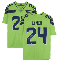 Marshawn Lynch Autographed Seahawks Green Limited Nike Jersey Fanatics - $679.00
