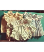 Nana&#39;s Pet, Mayfair and Made in USA Vintage baby dresses Lot of 3 - £15.84 GBP