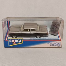 Corgi Rolls Royce Corniche Die Cast Car New in Box Silver Black Emblem 94030 - £38.51 GBP