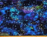 Cotton Galaxy Space Stars Stargazers Stratosphere Fabric Print by Yard D... - £11.08 GBP