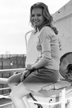 Hayley Mills Posing On Queen Elizabeth I Ship 1967 24x18 Poster - £19.88 GBP