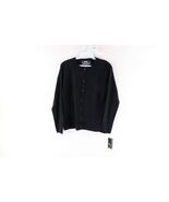 NOS Vintage Youth Size 16 School Uniform Button Knit Cardigan Sweater Na... - $41.34 CAD
