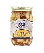 Amish Wedding All-Natural Hot Pickled Garlic 15 Ounces (2 Jars) - £39.10 GBP