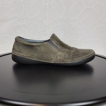 Vionic Addison Womens Shoes Size 7.5 Gray Nubuck Slip-on Casual Flat Loa... - $20.30