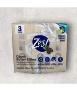 Zest Cocoa Butter &amp; Shea 3pk Deodorant Bar Soap 4oz EA - $22.76
