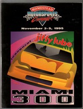 Jiffy Lube Miami 300 Busch Series NASCAR Race Program 11/3/1995-Jarrett-Marti... - £59.48 GBP