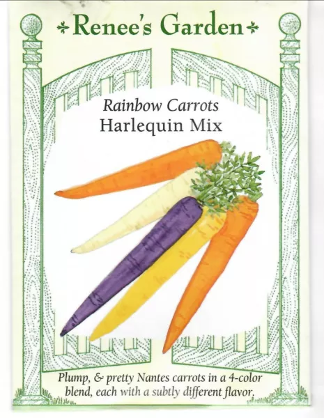 Carrot Rainbow Harlequin Mix Vegetable Seeds Fresh Garden - $11.20