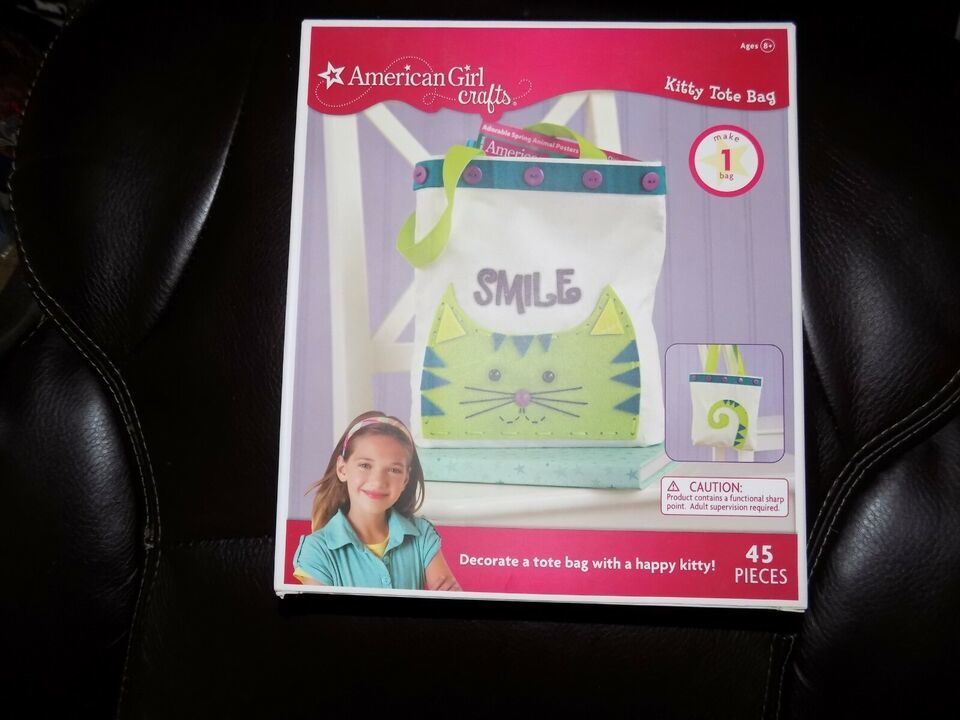 Primary image for AMERICAN GIRL Crafts Kitty Tote Bag (2013) NEW