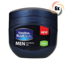 6x Jars Vaseline Blue Seal Men&#39;s Fresh Petroleum Jelly | 8.5oz | Fast Shipping! - £28.82 GBP