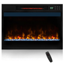 23" Infrared QuartzElectric Fireplace Insert with Remote Control - £186.45 GBP