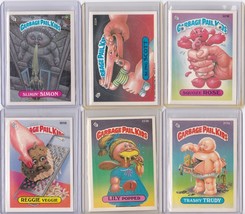 Garbage Pail Kids 1987 Series 6 Bubble Gum Stuck On Back Of Cards Error - $30.00