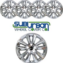 FITS 2019-2020 Kia Sorento 17&quot; 10 Spoke Rims Chrome Wheel Skins # 7019P-C SET/4 - £90.16 GBP