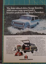 1977 Scout Traveler Magazine Ad International Harvester - $9.49